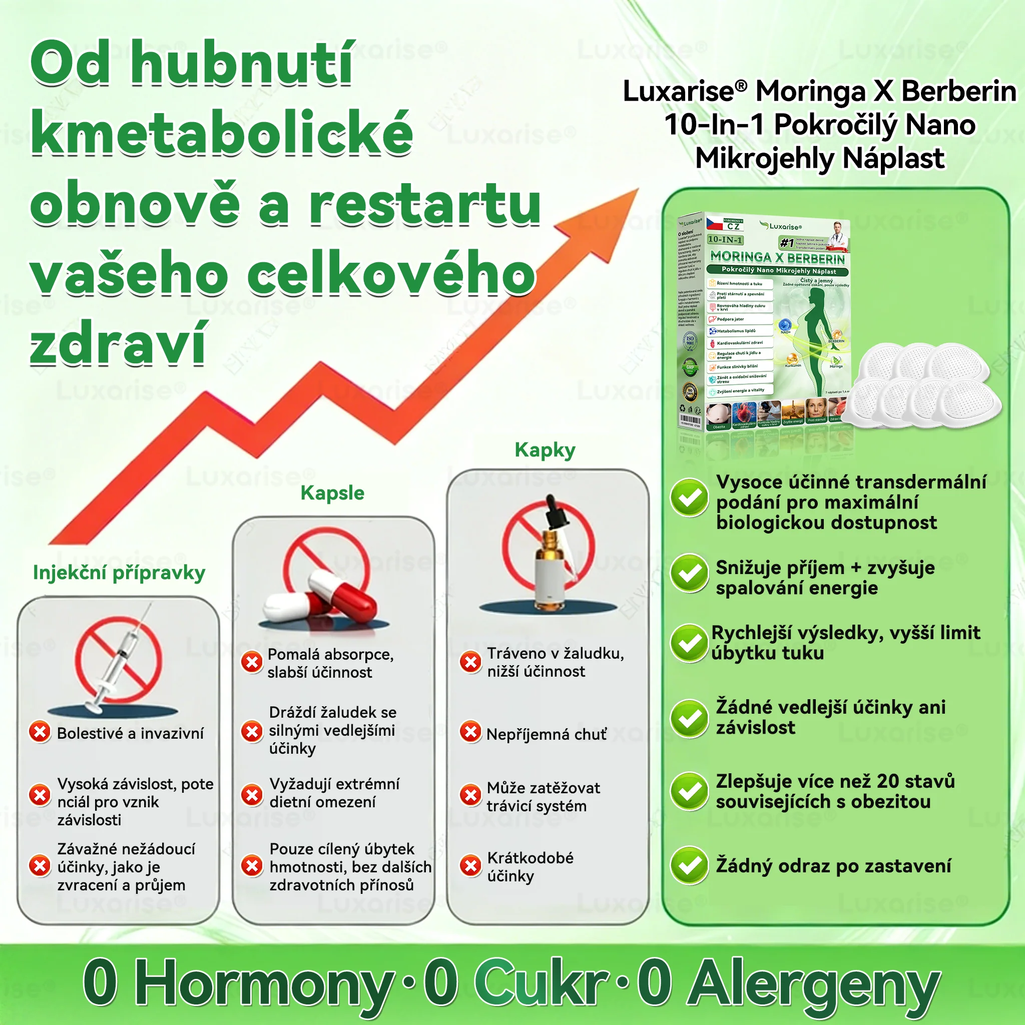 Oficiální obchod  |👩‍⚕️𝗟𝘂𝘅𝗮𝗿𝗶𝘀𝗲® MORINGA X BERBERIN  10-IN-1 Pokročilý Nano Mikrojehly Náplast(Jedna náplast denně, viditelné změny již za 7 dní) ✅ Pomáhá při obezitě, cukrovce, spánkové apnoe, problémech s klouby a dalších potížích💥 - Image 4