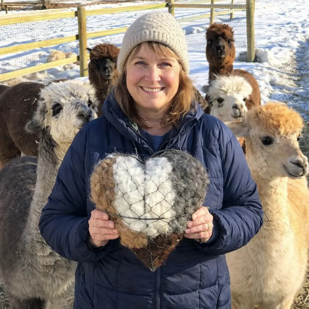 💗Easter Sale Up To 60% Off💗Handmade Alpaca Fiber Bird Nesting Heart for Birds🕊️🔴 - Image 2