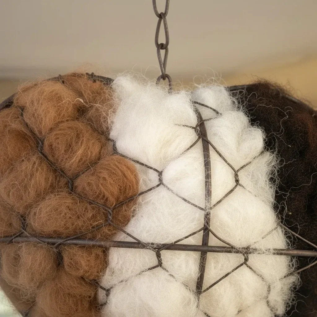 💗Easter Sale Up To 60% Off💗Handmade Alpaca Fiber Bird Nesting Heart for Birds🕊️🔴 - Image 9